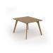Unity worktable 1000w x 1200d with 4x solid oak legs, top in oak UDW1012-O