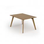 Unity worktable 1000w x 1400d with 4x solid oak legs, top in oak UDW1014-O