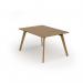 Unity worktable 1000w x 1400d with 4x solid oak legs, top in oak UDW1014-O