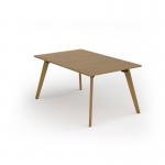 Unity worktable 1000w x 1600d with 4x solid oak legs, top in oak UDW1016-O