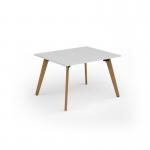 Unity worktable 1200w x 1000d with 4x solid oak legs, top in white UDW1210-WH