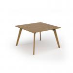 Unity worktable 1200w x 1200d with 4x solid oak legs, top in oak UDW1212-O