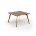 Unity worktable 1200w x 1200d with 4x solid oak legs, top in oak UDW1212-O