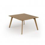 Unity worktable 1200w x 1400d with 4x solid oak legs, top in oak UDW1214-O