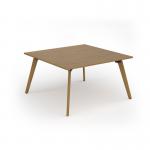 Unity worktable 1400w x 1400d with 4x solid oak legs, top in oak UDW1414-O
