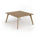Unity worktable 1400w x 1600d with 4x solid oak legs, top in oak UDW1416-O