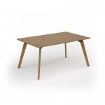 Unity worktable 1600w x 1000d with 4x solid oak legs, top in oak UDW1610-O