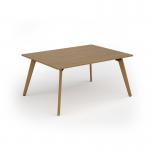 Unity worktable 1600w x 1200d with 4x solid oak legs, top in oak UDW1612-O