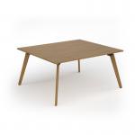 Unity worktable 1600w x 1400d with 4x solid oak legs, top in oak UDW1614-O