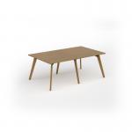 Unity worktable 2000w x 1200d with 4x solid oak legs, top in oak UDW2012-O