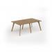 Unity worktable 2000w x 1200d with 4x solid oak legs, top in oak UDW2012-O