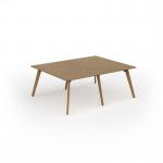 Unity worktable 2000w x 1600d with 4x solid oak legs, top in oak UDW2016-O
