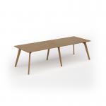 Unity worktable 2800w x 1000d with 4x solid oak legs, top in oak UDW2810-O