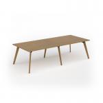 Unity worktable 2800w x 1200d with 4x solid oak legs, top in oak UDW2812-O