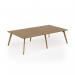 Unity worktable 2800w x 1600d with 4x solid oak legs, top in oak UDW2816-O