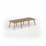 Unity worktable 3000w x 1200d with 4x solid oak legs, top in oak UDW3012-O