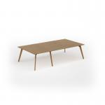 Unity worktable 3000w x 1600d with 4x solid oak legs, top in oak UDW3016-O