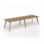 Unity worktable 3200w x 1000d with 4x solid oak legs, top in oak UDW3210-O