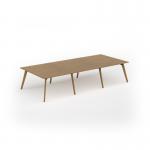Unity worktable 3600w x 1600d with 4x solid oak legs, top in oak UDW3616-O