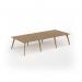 Unity worktable 3600w x 1600d with 4x solid oak legs, top in oak UDW3616-O