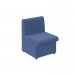 Una single modular upholstered seat in Cobalt Blue UNA50001-CB