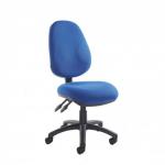 Vantage 100 2 lever PCB operators chair with no arms - blue