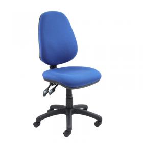 Vantage 100 2 lever PCB operators chair with no arms - blue V100-00-B