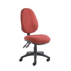 Cheap Stationery Supply of Vantage 100 2 lever PCB operators chair with no arms - burgundy Office Statationery