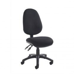 Cheap Stationery Supply of Vantage 100 2 lever PCB operators chair with no arms - black Office Statationery