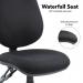 Vantage 100 2 lever PCB operators chair with no arms - black V100-00-K