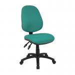 Vantage 100 2 lever PCB operators chair with no arms - green