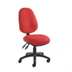 Cheap Stationery Supply of Vantage 100 2 lever PCB operators chair with no arms - red Office Statationery