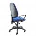 Vantage 100 2 lever PCB operators chair with fixed arms - blue V101-00-B