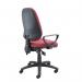 Vantage 100 2 lever PCB operators chair with fixed arms - burgundy V101-00-BU