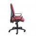 Vantage 100 2 lever PCB operators chair with fixed arms - burgundy V101-00-BU