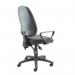 Vantage 100 2 lever PCB operators chair with fixed arms - charcoal V101-00-C