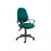 Vantage 100 2 lever PCB operators chair with fixed arms - Forest Green V101-00-FG