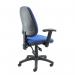 Vantage 100 2 lever PCB operators chair with adjustable arms - blue V102-00-B