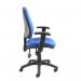 Vantage 100 2 lever PCB operators chair with adjustable arms - blue V102-00-B