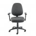 Vantage 100 2 lever PCB operators chair with adjustable arms - charcoal V102-00-C