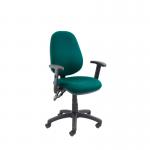 Vantage 100 2 lever PCB operators chair with adjustable arms - Forest Green V102-00-FG