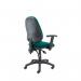 Vantage 100 2 lever PCB operators chair with adjustable arms - Forest Green V102-00-FG