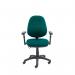 Vantage 100 2 lever PCB operators chair with adjustable arms - Forest Green V102-00-FG