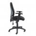 Vantage 100 2 lever PCB operators chair with adjustable arms - black V102-00-K