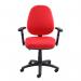 Vantage 100 2 lever PCB operators chair with adjustable arms - red V102-00-R