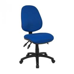 Cheap Stationery Supply of Vantage 200 3 lever asynchro operators chair with no arms - blue Office Statationery