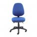 Vantage 200 3 lever asynchro operators chair with no arms - blue V200-00-B