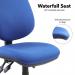 Vantage 200 3 lever asynchro operators chair with no arms - blue V200-00-B