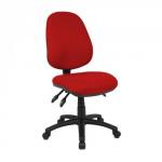 Vantage 200 3 lever asynchro operators chair with no arms - burgundy