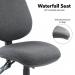 Vantage 200 3 lever asynchro operators chair with no arms - charcoal V200-00-C